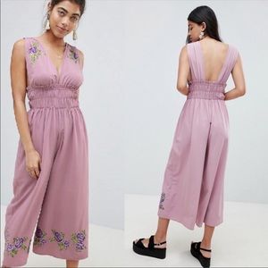 ASOS Festival Jumpsuit w/ Floral Accents 💜
